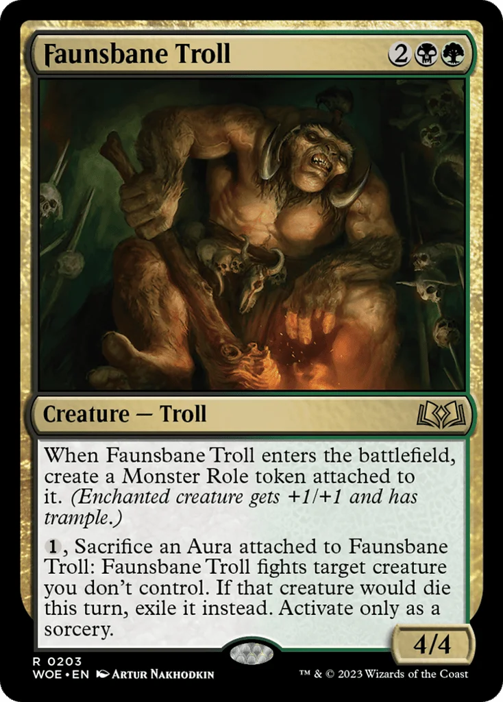 Faunsbane Troll · Wilds of Eldraine