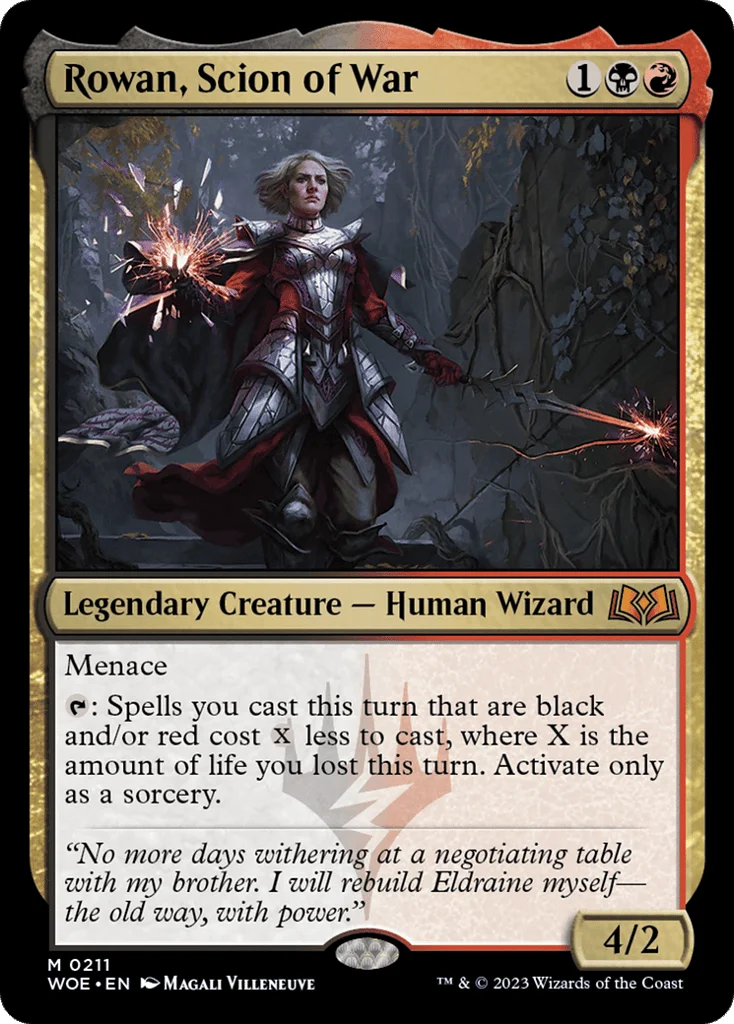 Rowan, Scion of War · Wilds of Eldraine