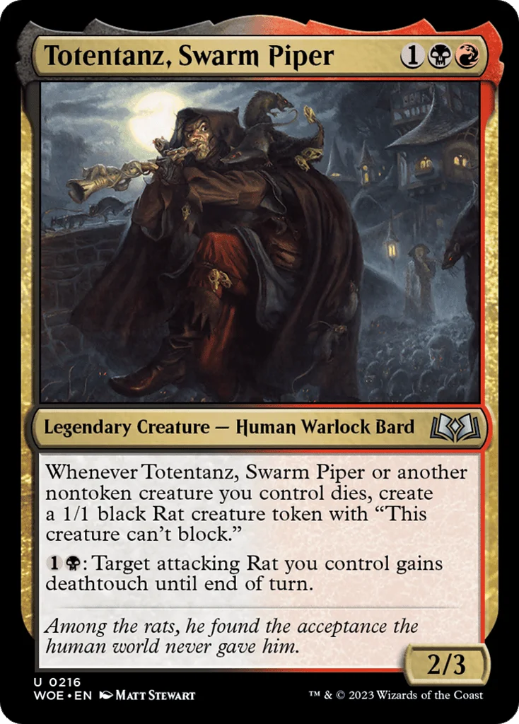 Totentanz, Swarm Piper · Wilds of Eldraine