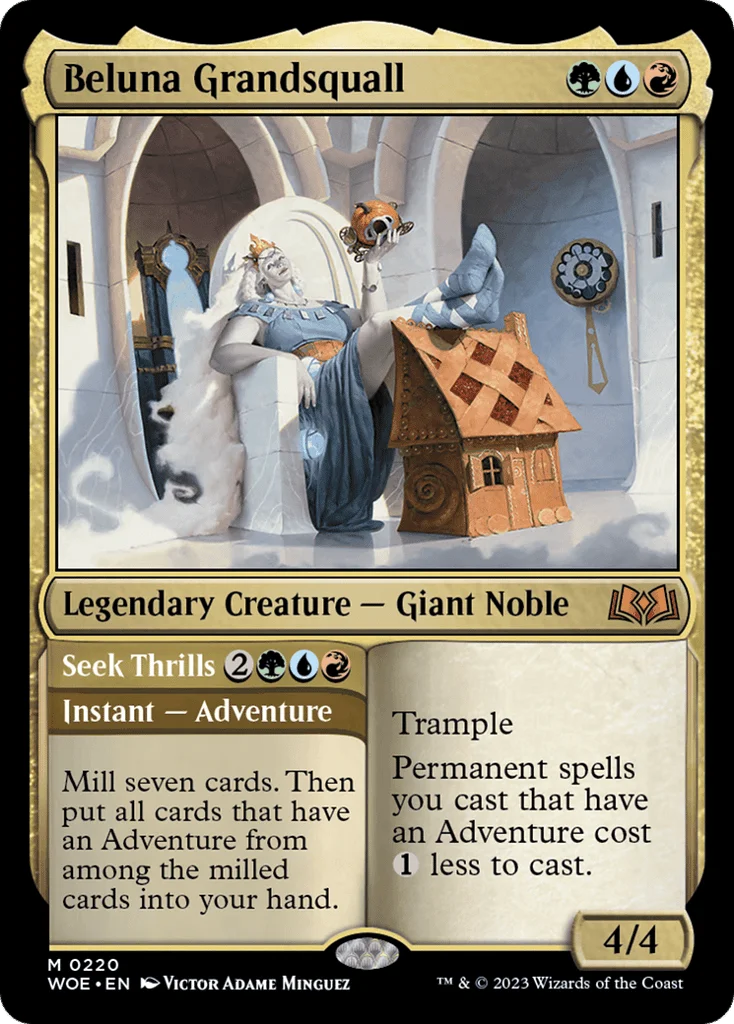 Beluna Grandsquall // Seek Thrills · Wilds of Eldraine