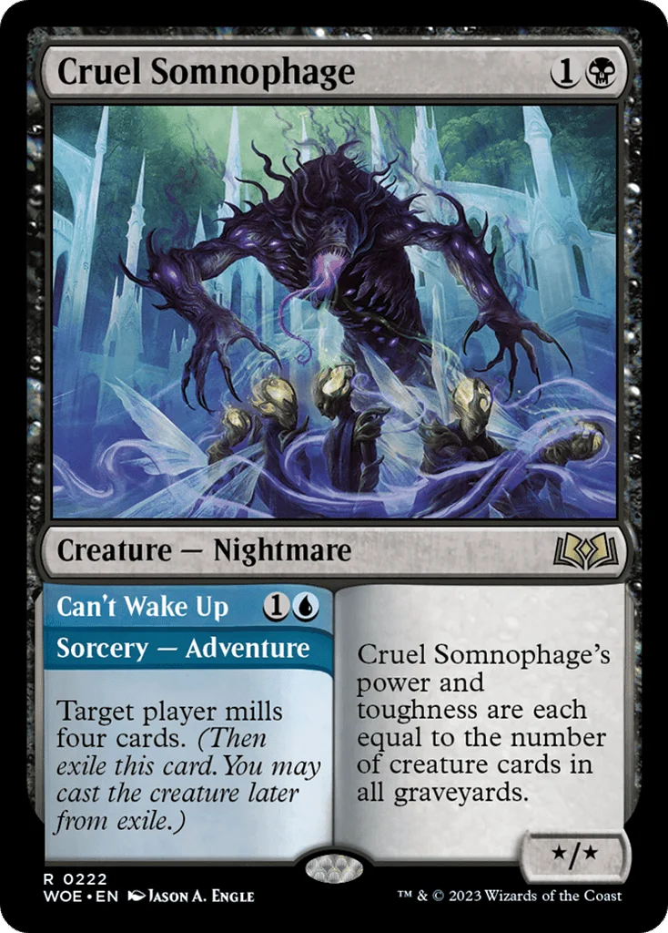 Cruel Somnophage // Can't Wake Up · Wilds of Eldraine