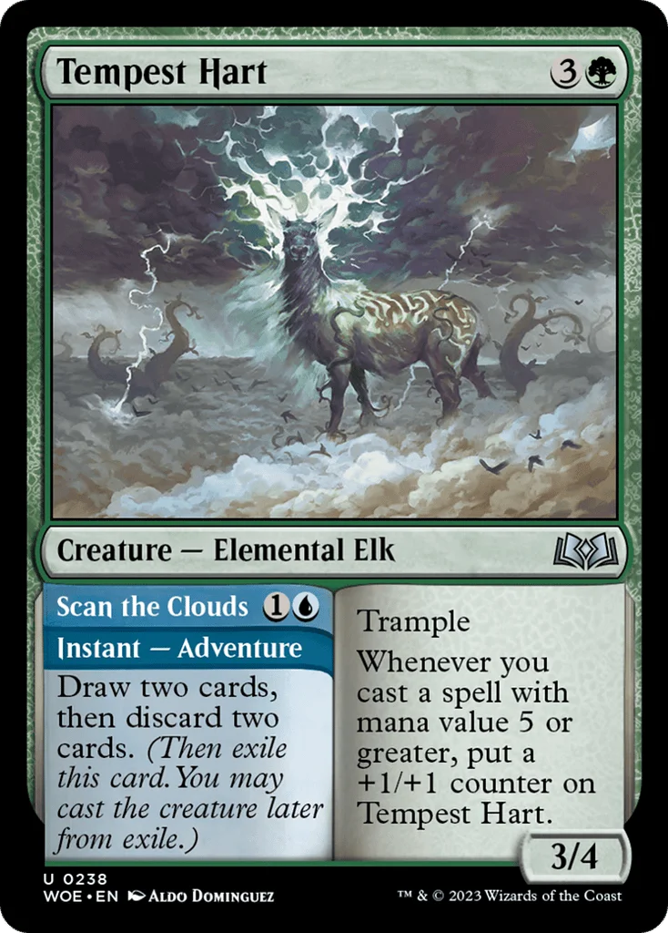 Tempest Hart // Scan the Clouds · Wilds of Eldraine