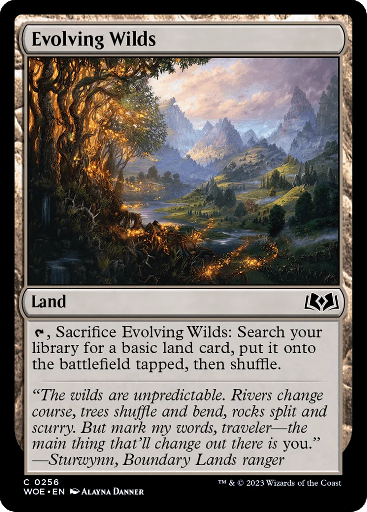 Evolving Wilds · Wilds of Eldraine