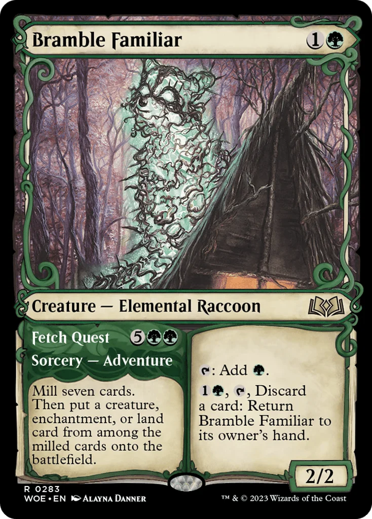 Bramble Familiar // Fetch Quest · Wilds of Eldraine