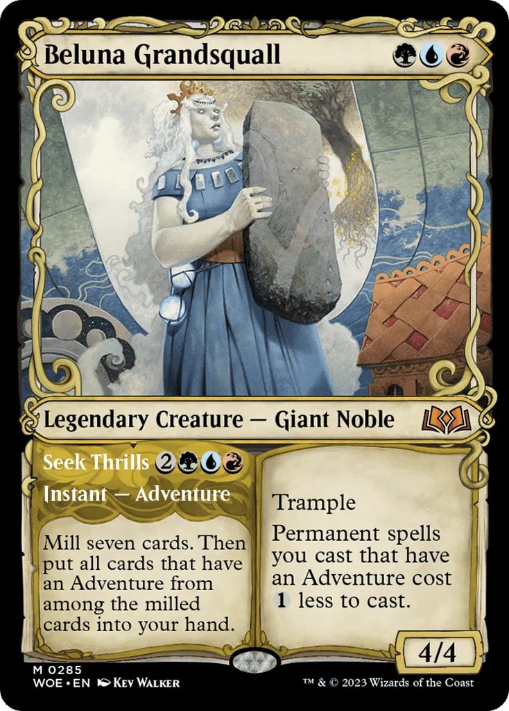 Beluna Grandsquall // Seek Thrills · Wilds of Eldraine