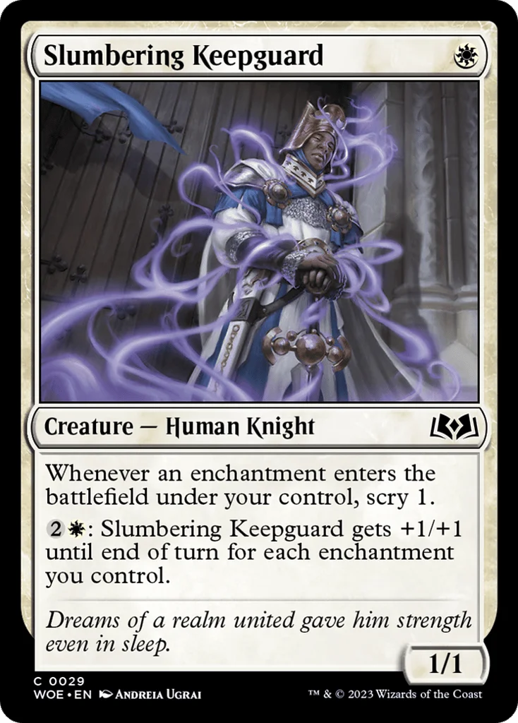 Slumbering Keepguard · Wilds of Eldraine
