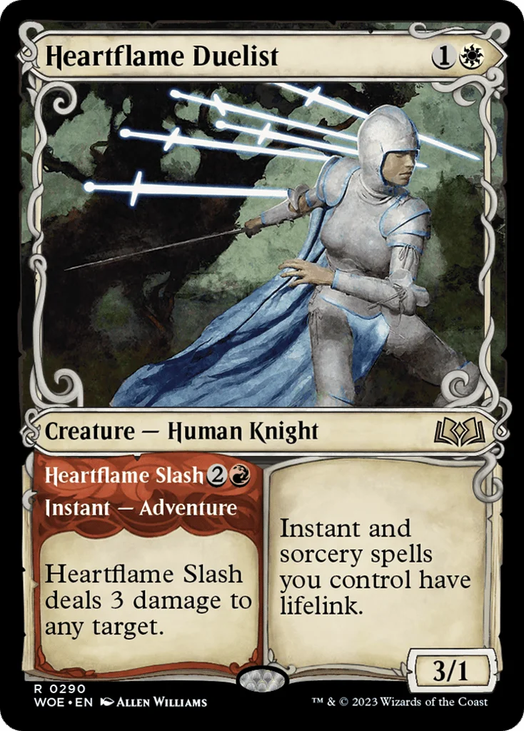 Heartflame Duelist // Heartflame Slash · Wilds of Eldraine