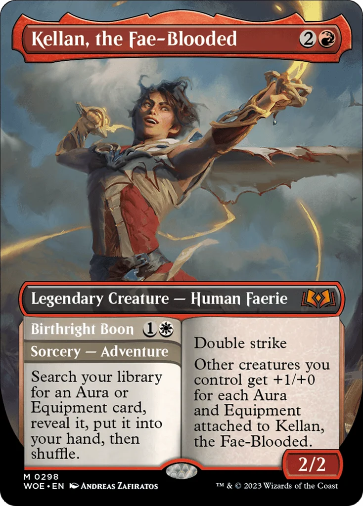 Kellan, the Fae-Blooded // Birthright Boon · Wilds of Eldraine
