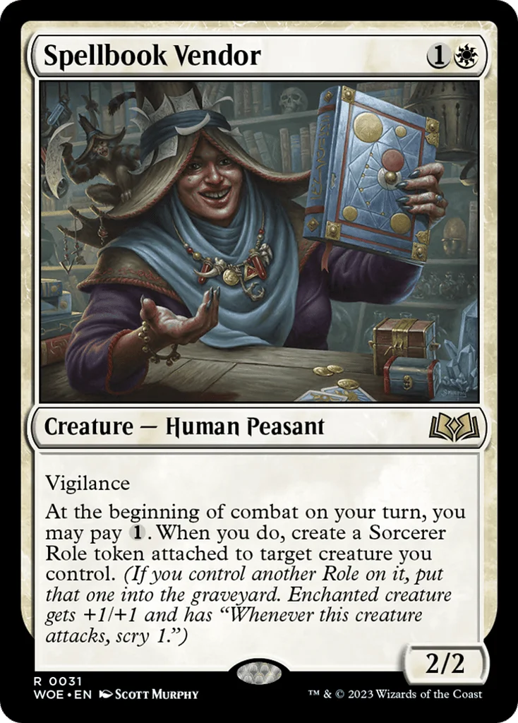 Spellbook Vendor · Wilds of Eldraine