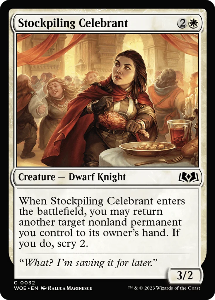 Stockpiling Celebrant · Wilds of Eldraine