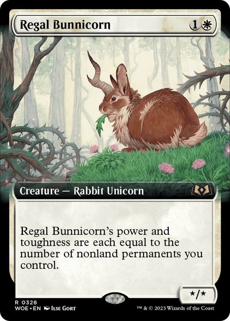 Regal Bunnicorn · Wilds of Eldraine