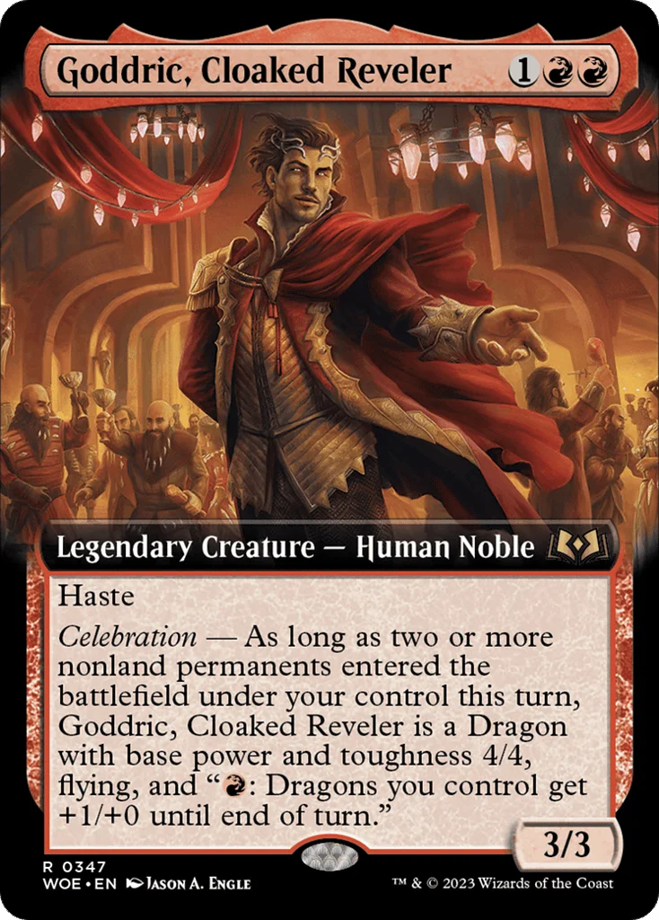 Goddric, Cloaked Reveler · Wilds of Eldraine