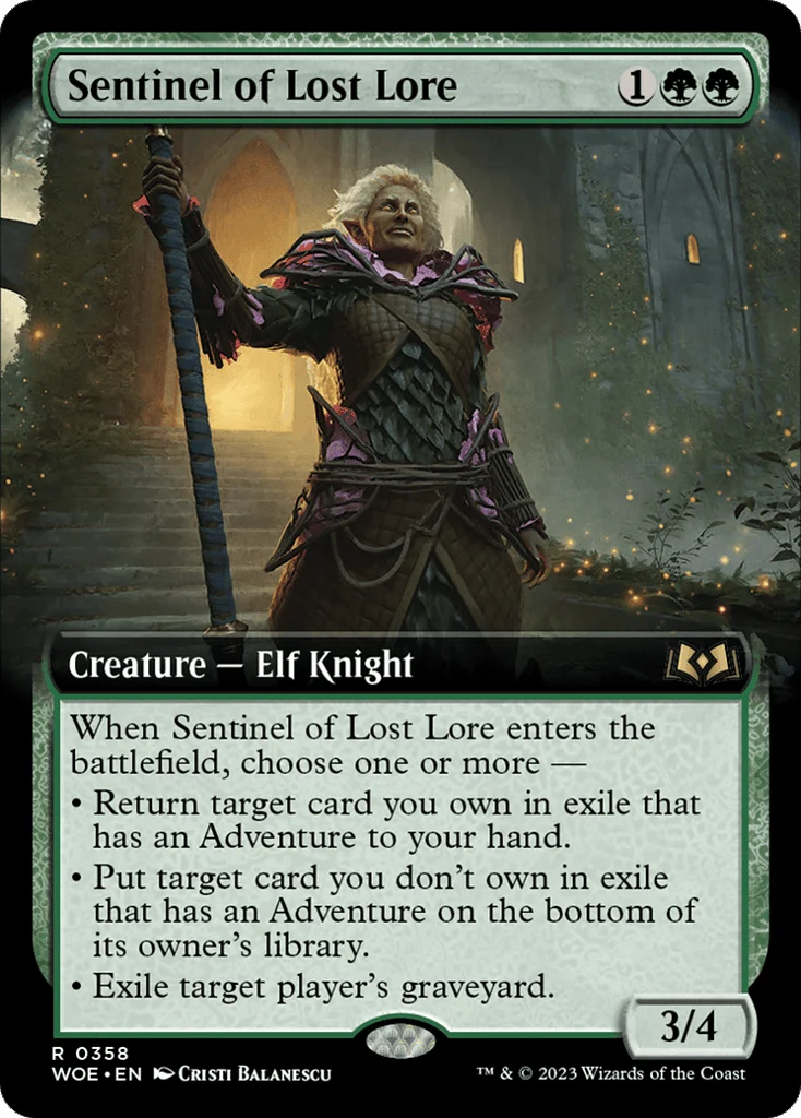 Sentinel of Lost Lore · Wilds of Eldraine
