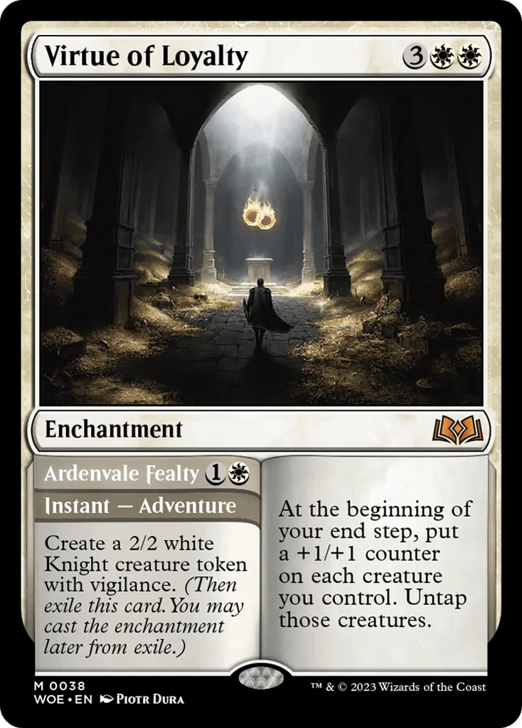 Virtue of Loyalty // Ardenvale Fealty · Wilds of Eldraine