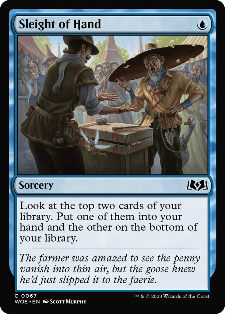 Sleight of Hand · Wilds of Eldraine