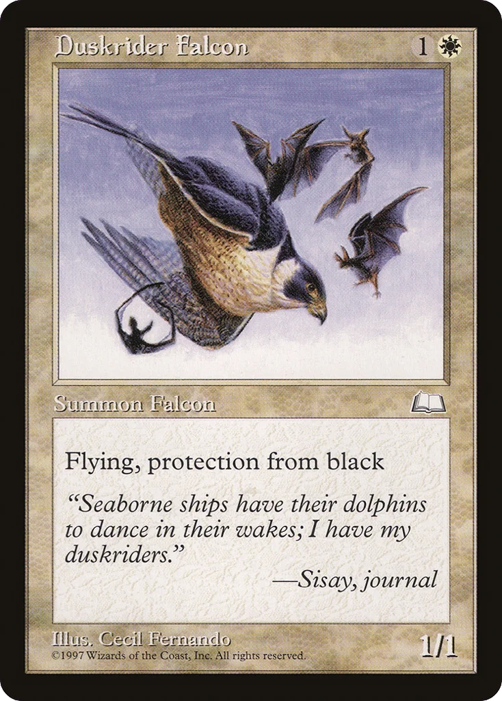Duskrider Falcon · Weatherlight