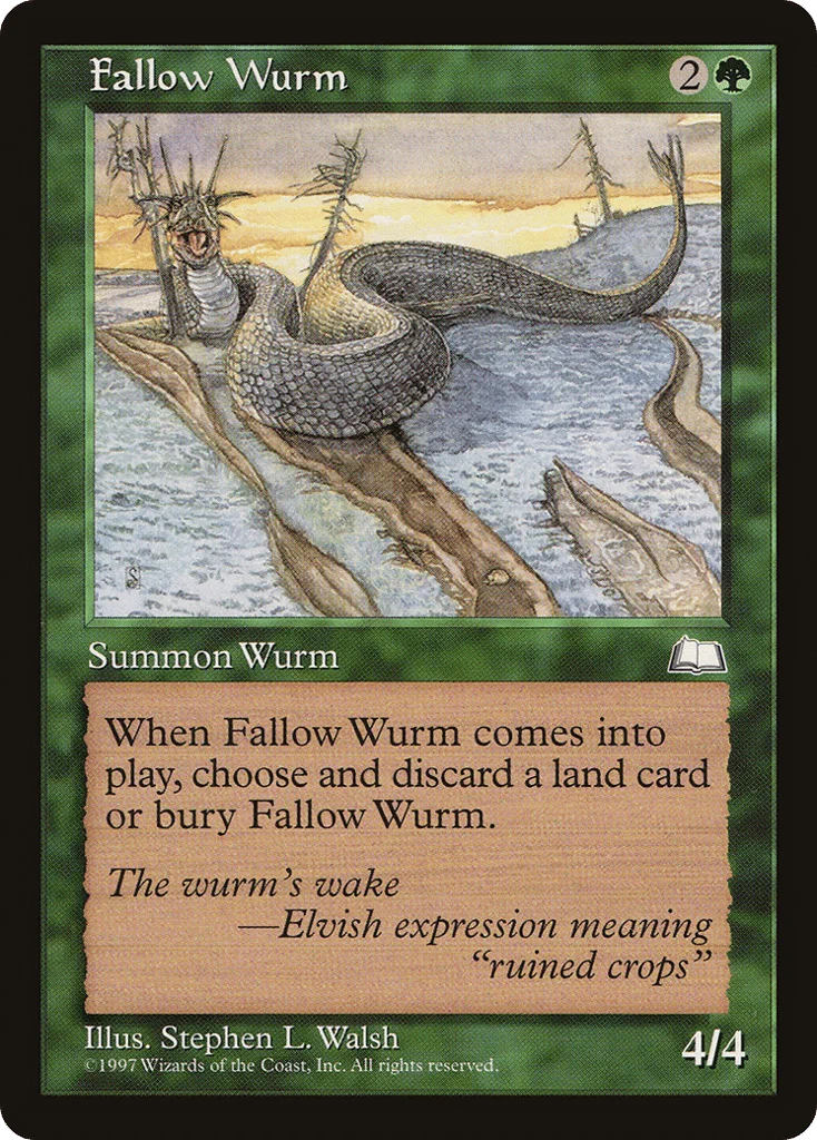 Fallow Wurm · Weatherlight