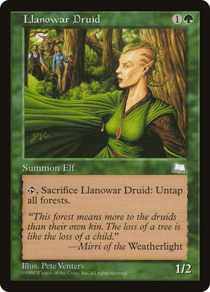 Llanowar Druid · Weatherlight