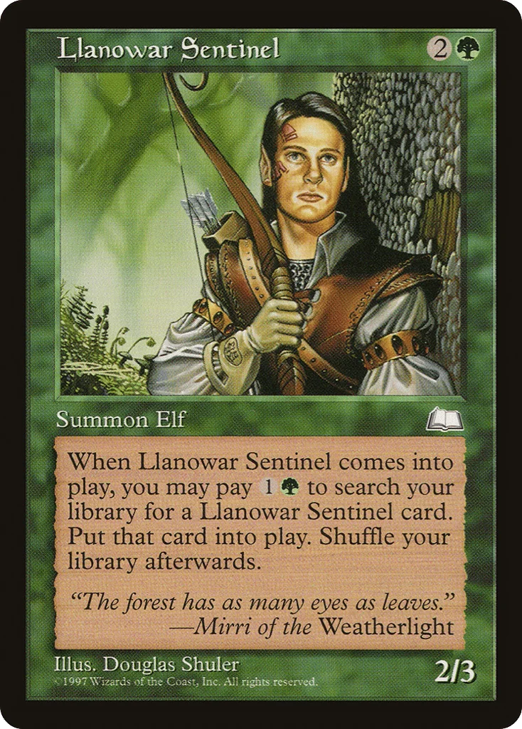 Llanowar Sentinel · Weatherlight