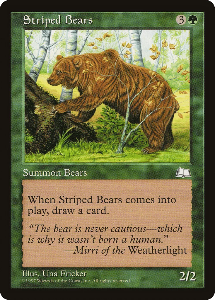 Striped Bears · Weatherlight