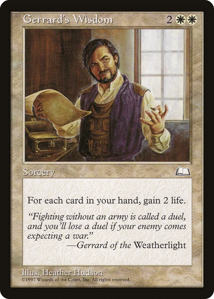 Gerrard's Wisdom · Weatherlight