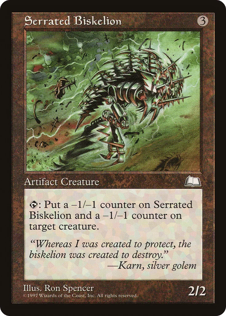 Serrated Biskelion · Weatherlight