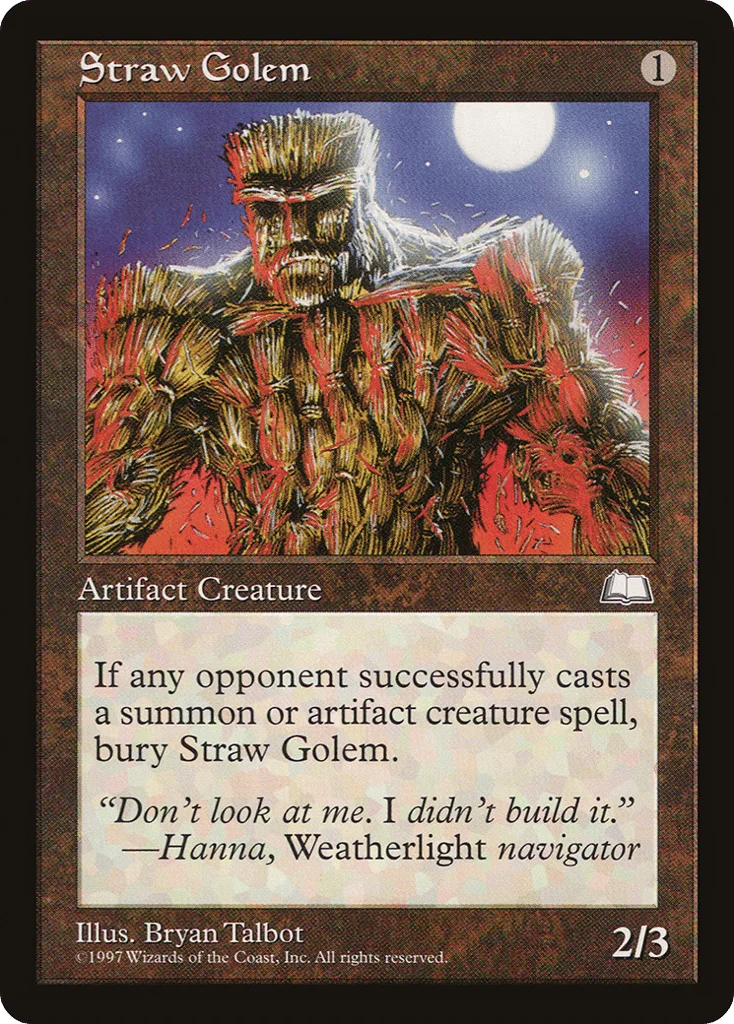 Straw Golem · Weatherlight