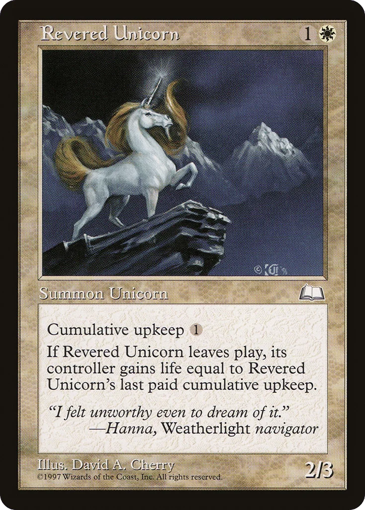 Revered Unicorn · Weatherlight