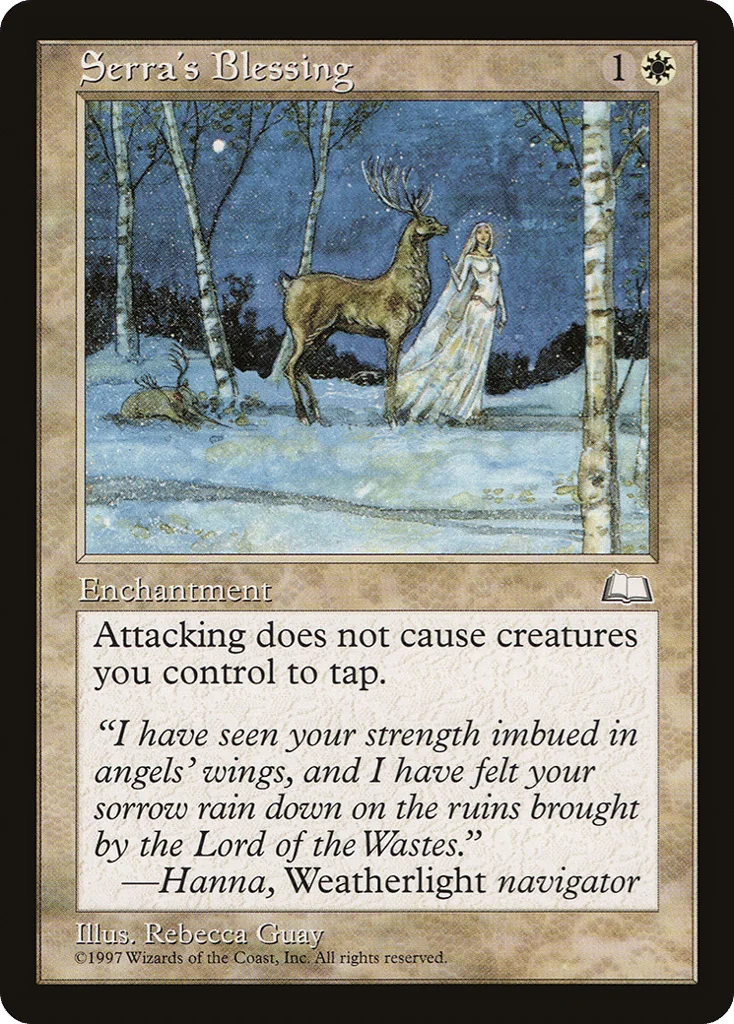 Serra's Blessing · Weatherlight