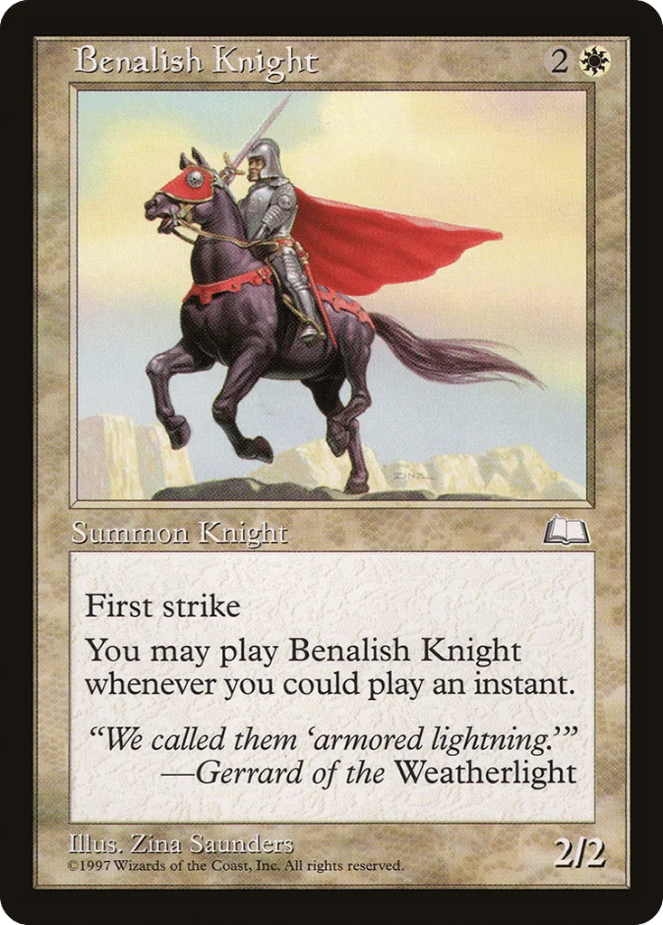 Benalish Knight · Weatherlight