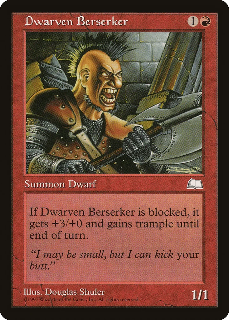 Dwarven Berserker · Weatherlight