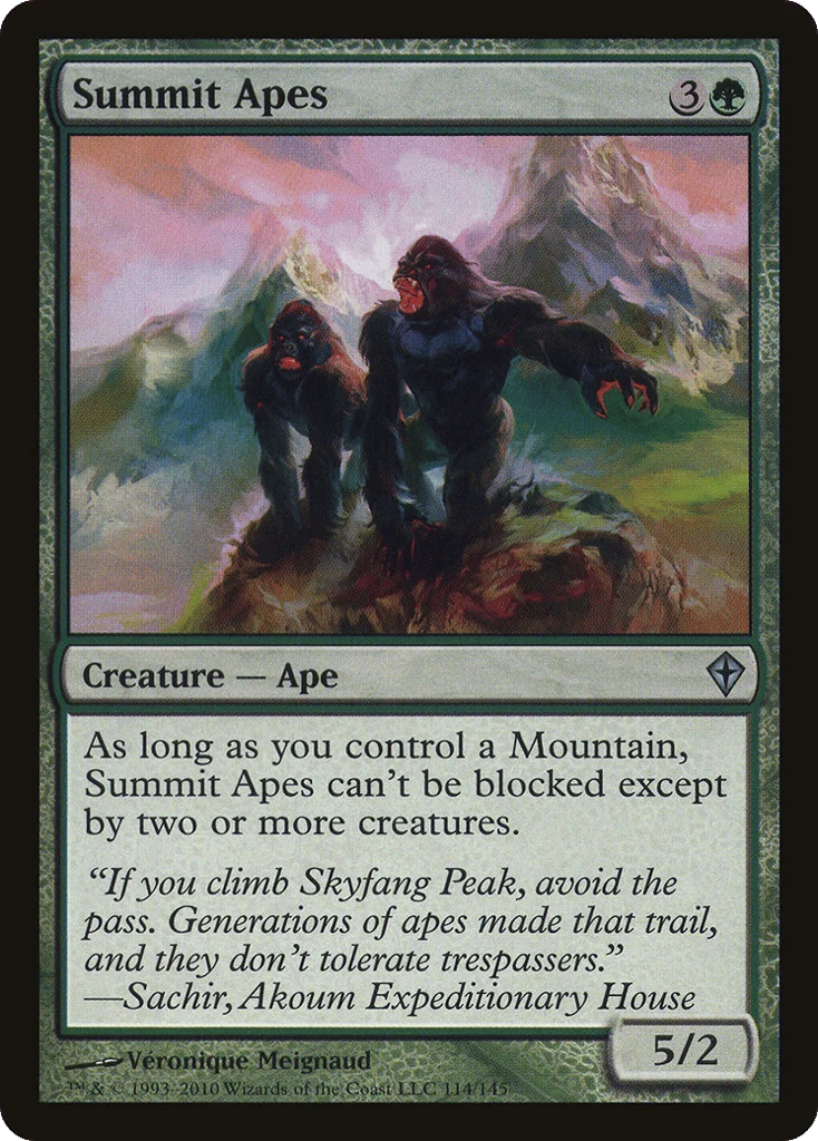 Summit Apes · Worldwake