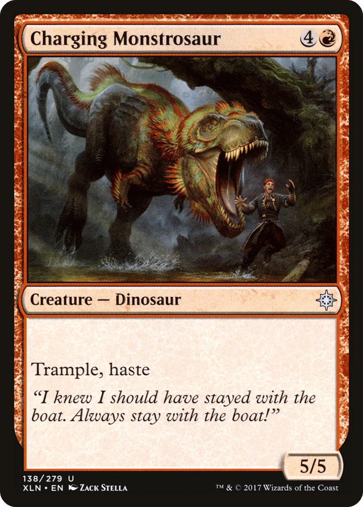 Charging Monstrosaur · Ixalan