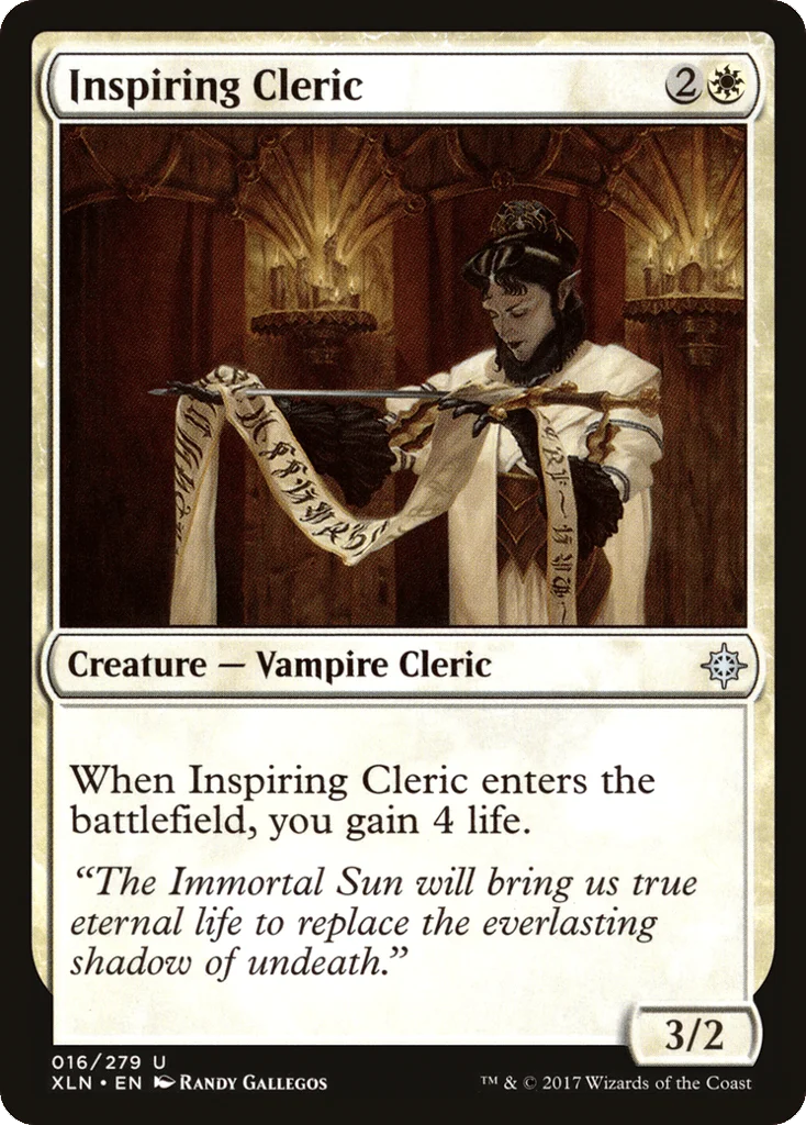 Inspiring Cleric · Ixalan