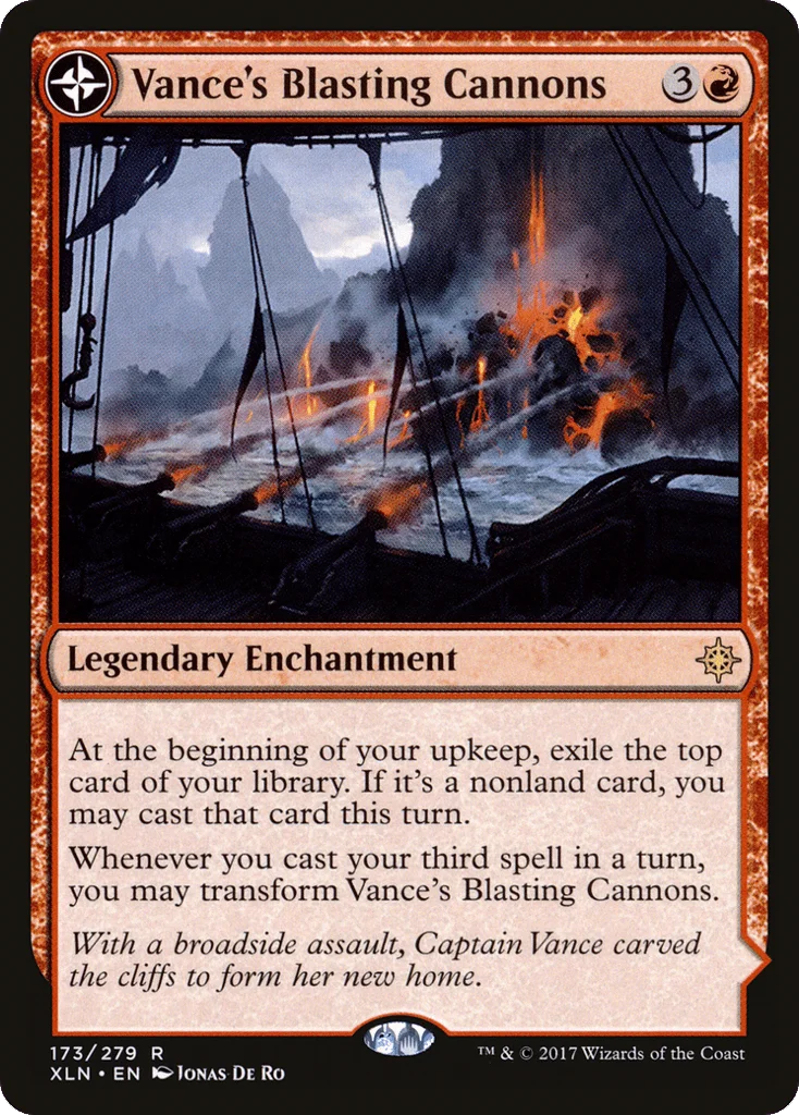 Vance's Blasting Cannons // Spitfire Bastion · Ixalan