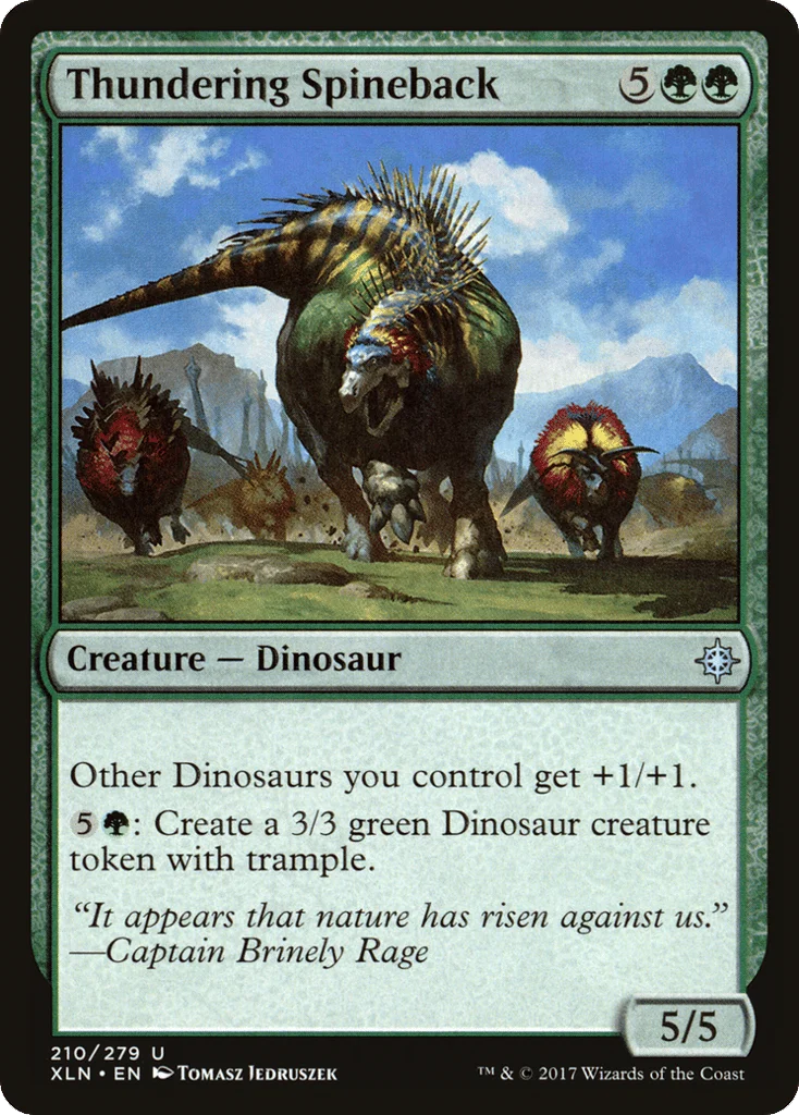 Thundering Spineback · Ixalan