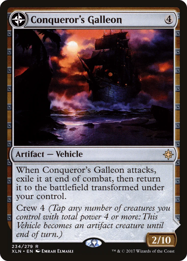 Conqueror's Galleon // Conqueror's Foothold · Ixalan