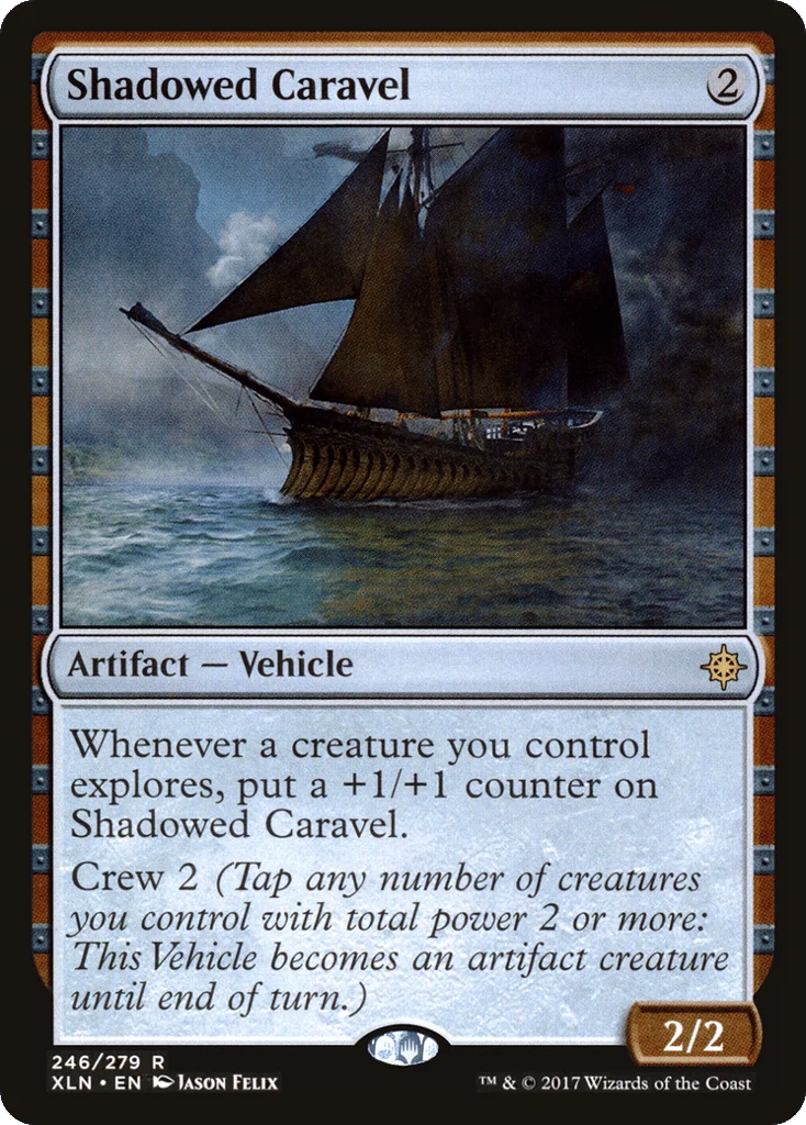 Shadowed Caravel · Ixalan