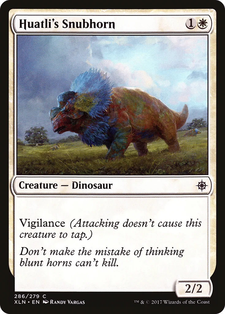 Huatli's Snubhorn · Ixalan