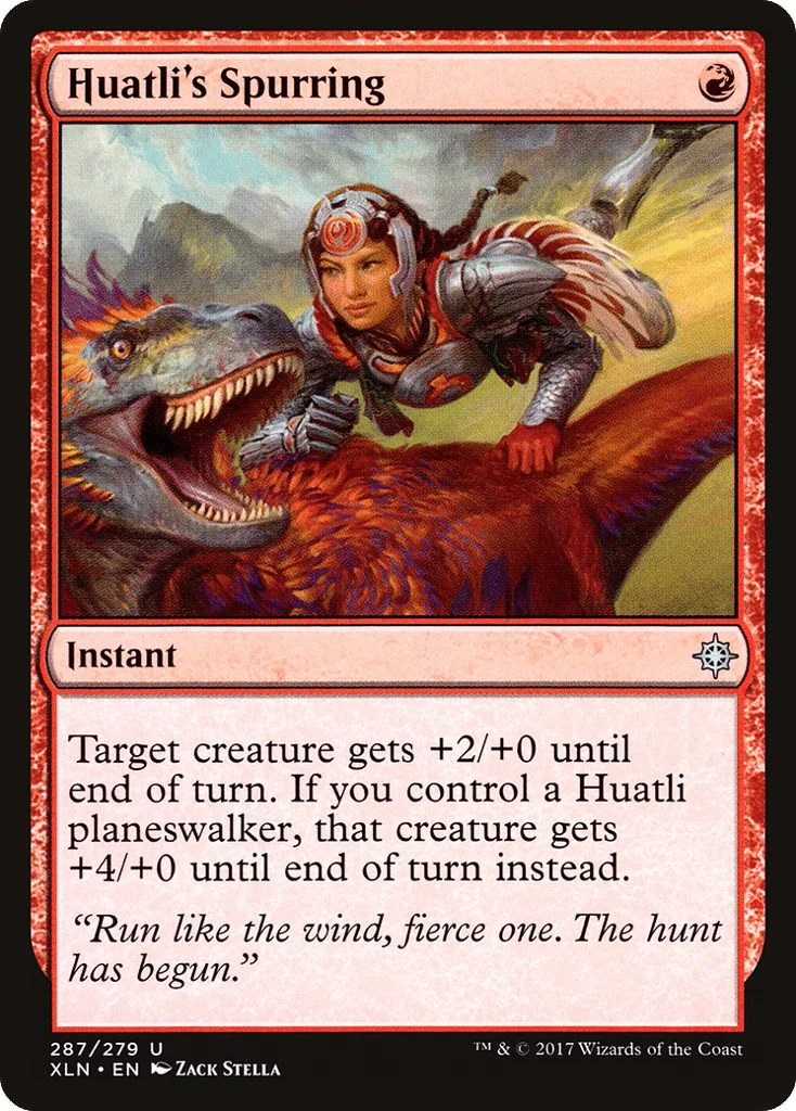 Huatli's Spurring · Ixalan
