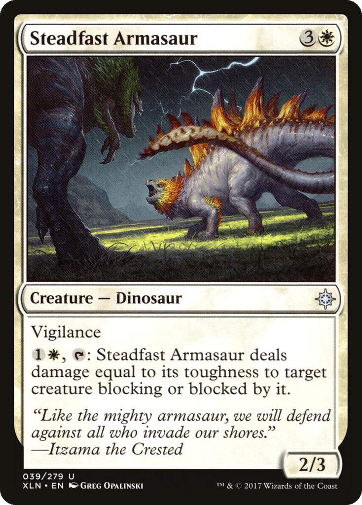 Steadfast Armasaur · Ixalan