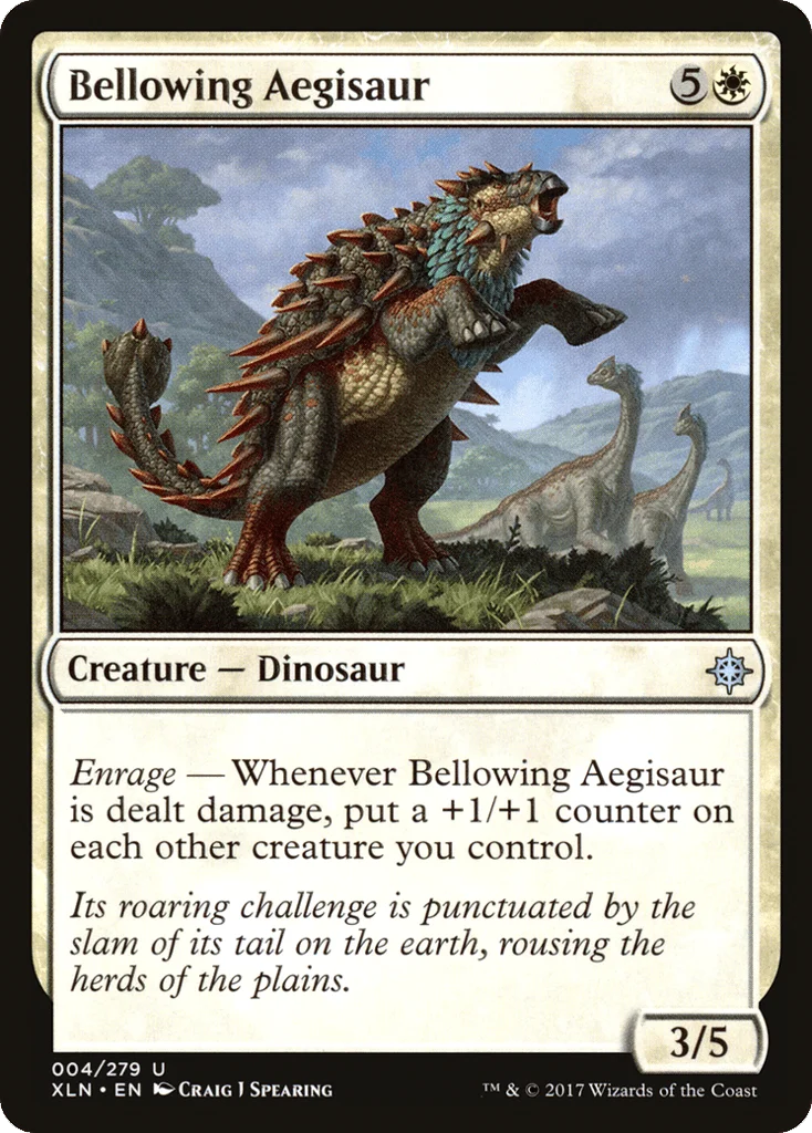 Bellowing Aegisaur · Ixalan