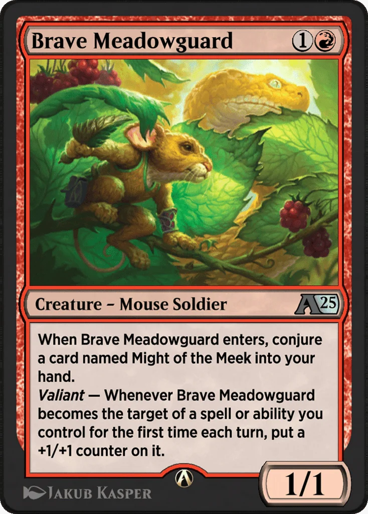 Brave Meadowguard · Alchemy: Bloomburrow
