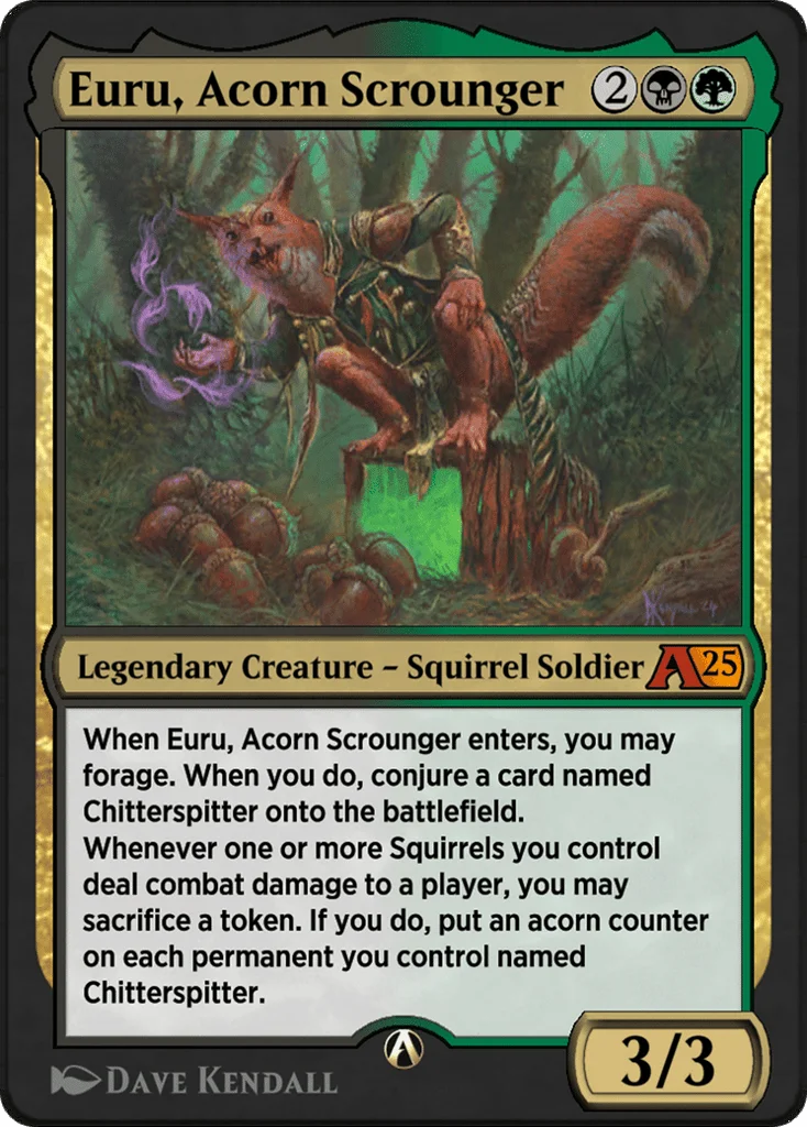 Euru, Acorn Scrounger · Alchemy: Bloomburrow