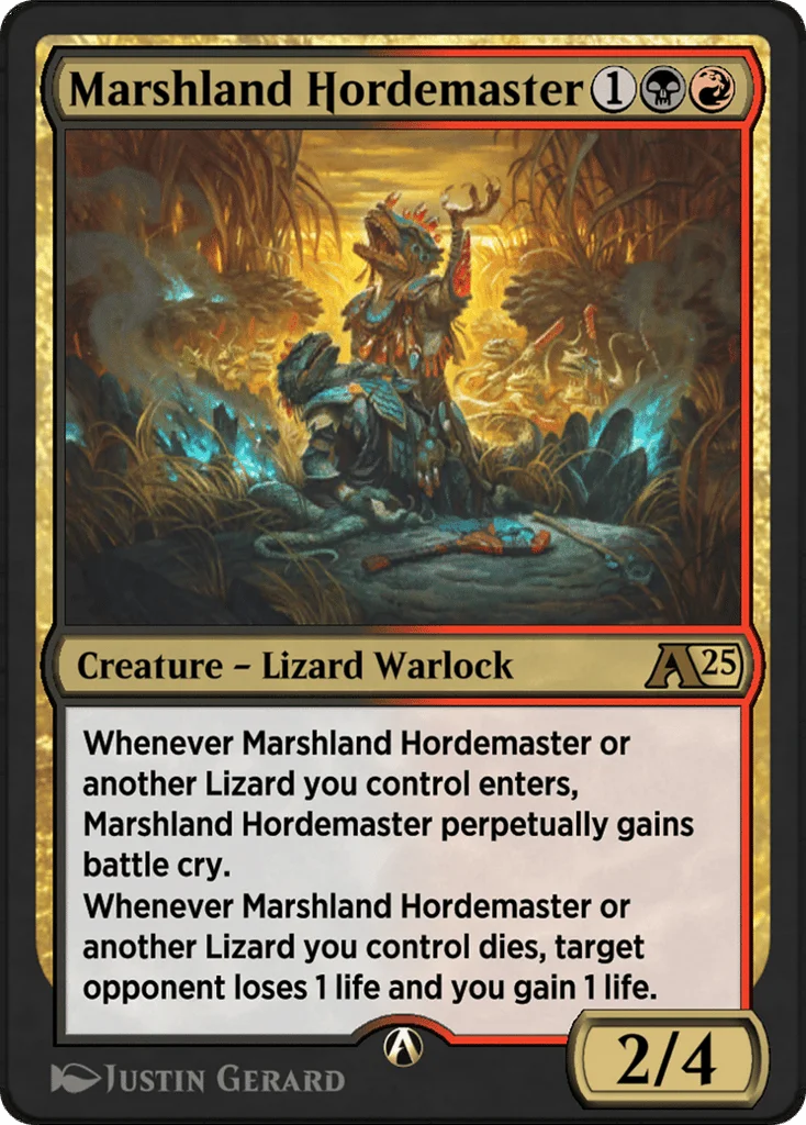 Marshland Hordemaster · Alchemy: Bloomburrow