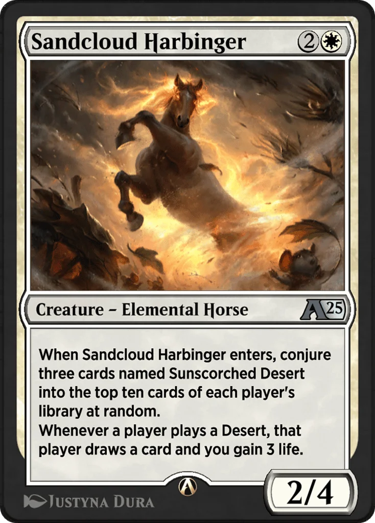 Sandcloud Harbinger · Alchemy: Bloomburrow