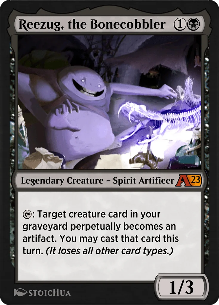 Reezug, the Bonecobbler · Alchemy: Dominaria