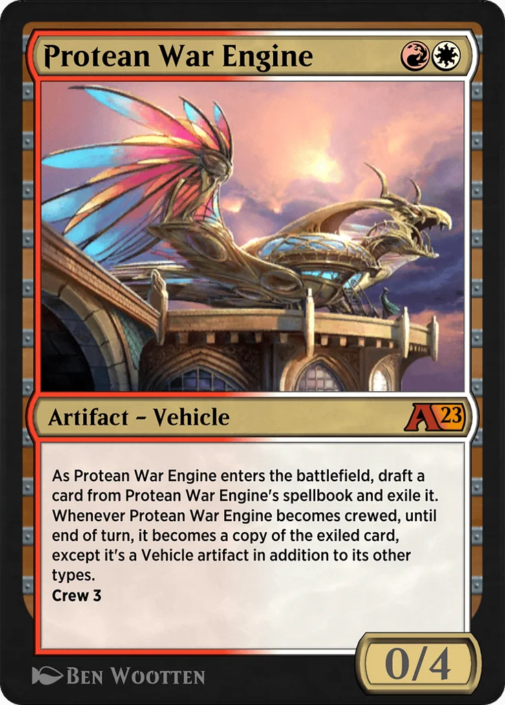 Protean War Engine · Alchemy: Dominaria