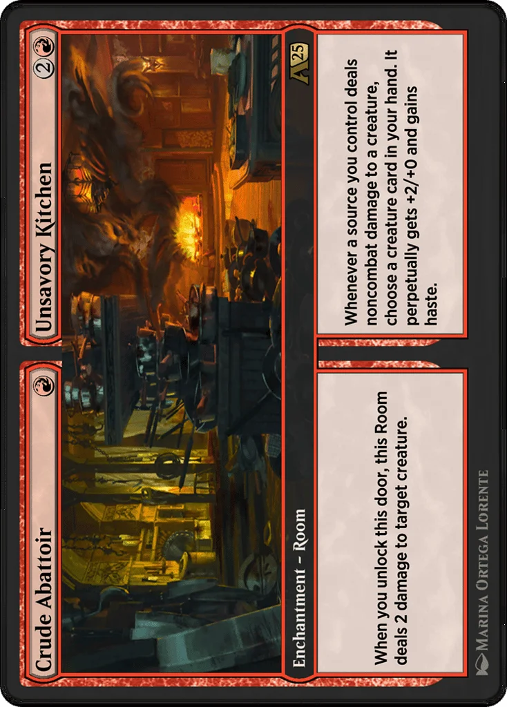 Crude Abattoir // Unsavory Kitchen · Alchemy: Duskmourn