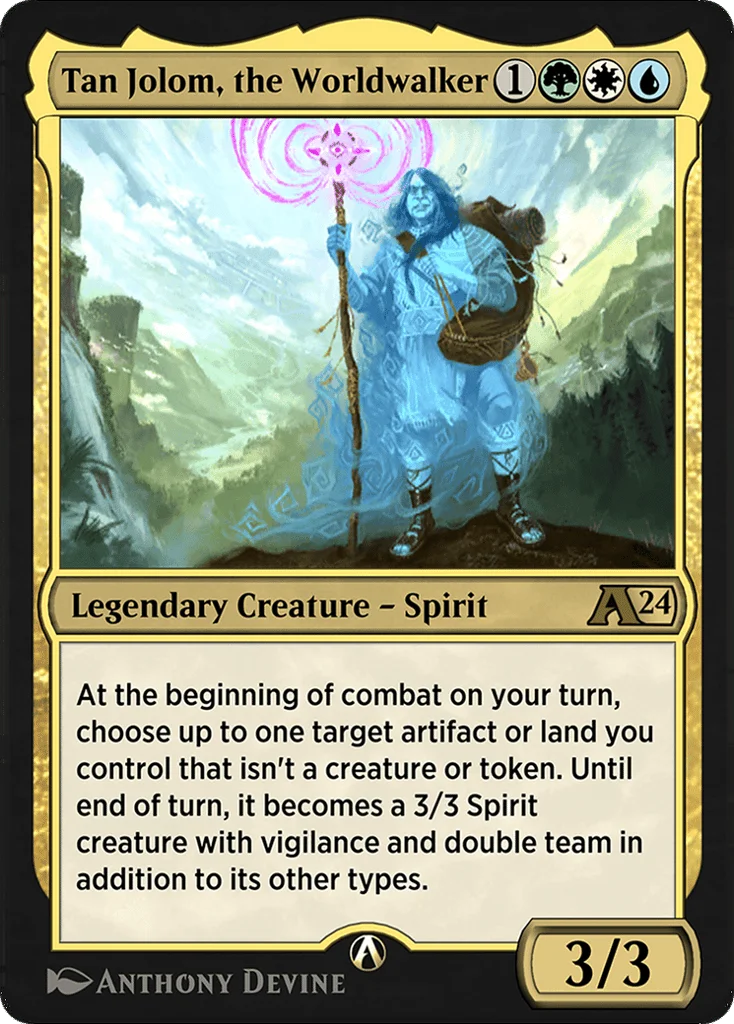 Tan Jolom, the Worldwalker · Alchemy: Ixalan